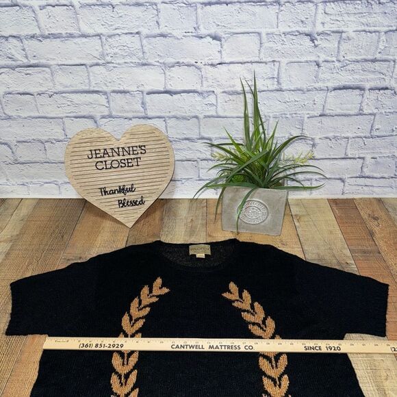 Rare wild fox white label laurel leaf sheer sweater with flaws - Picture 8 of 10